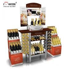 Organize and showcase wine, liquor, and syrup bottles in your bar or restaurant with a bottle holder from our vast selection! Custom Floor Wooden Wine Bottle Display Cabinet Liquor Display Cabinet Wood Whisky Display Cabinet