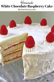 Remember to make the flavors stronger and bolder than you think. White Chocolate Raspberry Cake From Scratch My Cake School