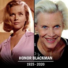 Honor Blackman, best known for her role as Pussy Galore in 'Goldfinger' and  for starring in the TV series 'The Avengers,' has passed away at 94 years  old. Rest in Peace to