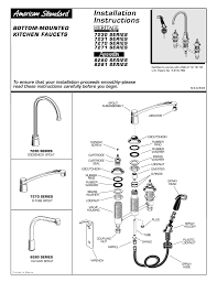 American standard kitchen faucet repair instructions unique furniture fabulous sink faucet parts new excellent american decor moen bathroom if you want to get another reference about american standard kitchen faucet parts diagram please see more wiring amber you will see it in the gallery. American Standard Amarilis Heritage Kitchen Faucet 8281 User S Manual Manualzz