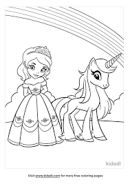 Show your kids a fun way to learn the abcs with alphabet printables they can color. Princess And Unicorn Coloring Pages Free Princess Coloring Pages Kidadl