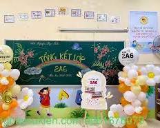 Hình ảnh về Bóng bay trang trí tổng kết năm học tại Hà Đông
