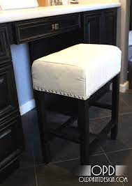 Diy vanity stool reupholstery stripes and whimsy. Cheshire Vanity Stool Ana White