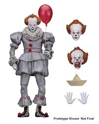 Bill denbrough (jaeden lieberher) helps his little brother georgie (jackson robert scott) make a paper sailboat, calling it the s.s. It 7 Scale Action Figure Ultimate Pennywise 2017 Necaonline Com