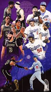 Unique champions 2020 stickers designed and sold by artists. Andy 8x24 On Twitter Los Angeles Lakers And Los Angeles Dodgers Wallpaper Tag A Lakers And Dodgers Fan Below Likes And Rt S Are Appreciated Lakeshow Dodgers Https T Co 4sejn7ep7h