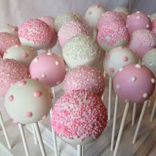 Birthday Cake Cake Pops Recipe 12 Polka Dot Cake Pops For Confetti Birthday By Sweetwhimsyshop Polka Dot Cakes Baby Shower Cakes Girl Baby Shower Cake Pops