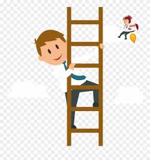 Svg Climbing A Ladder Clipart Climb Cartoon Png Download 277981 Pinclipart Businesswoman climbing coin stairs while carrying.