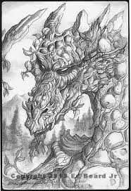 Art Of Ed Beard Jr Dragon Coloring Page Steampunk Coloring Coloring Pages For Grown Ups