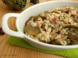 Risotto ai carciofi e speck. Ricetta Risotto Carciofi E Speck Oggi Si Cucina