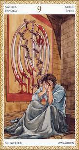 The 9 swords in love can mean that someone has suddenly come to a realization in love and that they are suffering greatly in their love life. 9 Of Swords Tarot Elements