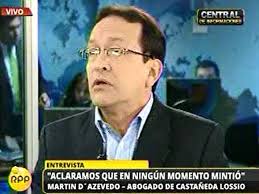 Martin D´azevedo: SN presentó documentos académicos de Castañeda al JEE