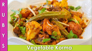 Resturant Style Vegetable Korma Mixed Veg Ki Sabzi Recipe In Urdu Hindi Rkk Youtube Sabzi Recipe Recipes Mix Vegetable Recipe