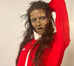 The Bog Body by the Viagra Boys and @eoinglaister We had the silliest time  creating the Bog Babe look and all the others. Special mentions to Zara for  being a champ and @