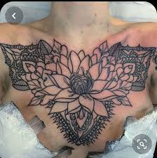 Female Chest Piece Tattoo Chest Tattoos For Women Chest Piece Tattoos Chest Tattoo Designs Female