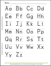 free printables of the alphabet this is a sample sheet of