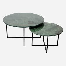 ✓ viele holzdekors & farben zur keine. 2er Set Runde Marmor Couchtische Verde Guatemala Grun Aime Te