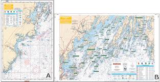 Chart Waterproof Fishing Casco Bay Saco Bay