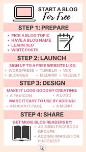How To Start A Blog For Free Blogging Advice How To Start A Blog Blog Tips