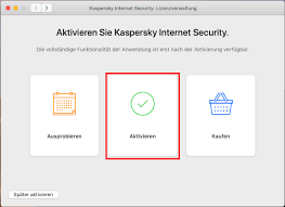 Aktivieren Von Kaspersky Internet Security 20 Fur Mac