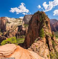 And it's not that bad. Woman 19 Found Dead At The Base Of Angels Landing Trail At Utah S Zion National Park Daily Mail Online