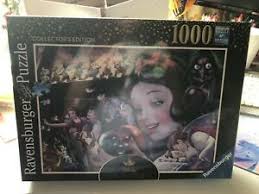 Ravensburger disney 1000 piece puzzle. New Ravensburger Disney Collector S Edition Snow White 1000 Piece Jigsaw Puzzle Ebay