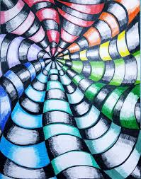 Op Art Colorwheel Art Ed Central Op Art Zentangle Art Art