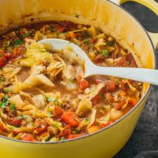 Like her hamburger cabbage soup. Keto Cabbage Soup With Ground Beef Savory Tooth