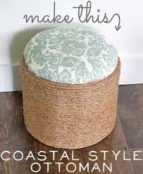 Make a paste of beer and bicarbonate of soda. Make This Coastal Style Ottoman The Graphics Fairy