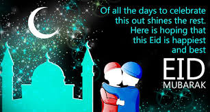 It means basically 'may your day of eid be a blessed one!'. Eid Mubarak To All Muslims And Steemit Family Steemit