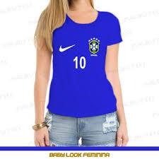 As camisas trazem uma inscrição na parte interna, homenagem da nike à seleção feminina: Camiseta Baby Look Feminina Selecao Brasileira Brasil Neymar No Elo7 Malibu Tees C456bb
