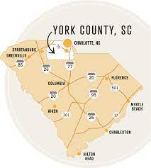 York South Carolina Map Rock Hill & Fort Mill Visitor's Bureau | York County Sc Home
