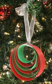 Easy Paper Christmas Ornament Craft Fantastic Fun Learning Paper Christmas Ornaments Paper Christmas Decorations Christmas Ornament Crafts