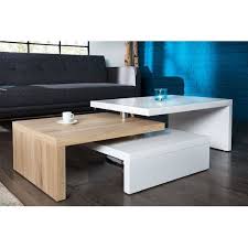 chloe design table basse design ayo ii bois et blanc couchtisch design couchtisch eiche haus deko