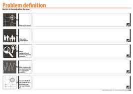 Problem Definition Template Purpose To Narrow Down From A Rich Picture About Complex Interconnected Iss Pensamiento De Diseno Diseno De Servicios Aprendizaje