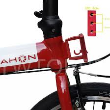 Besides, the jifo is too short and small, so it becomes impractical for tall riders. Twtopse Folding Bike Front Carrier Block For 2 3 Holes Brompton Dahon 3sixty Pikes Camp Tern Java Fnhon Crius Folding Bicycle Bag Holder Lazada Singapore