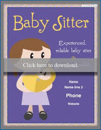 Babysitting flyers and ideas 16 free templates. Free Babysitting Flyer Templates And Ideas Lovetoknow