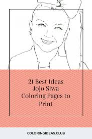 You can also print the worksheets for more practice. Jojo Siwa Coloring Printables