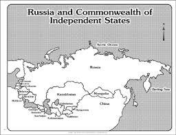 It extends from the baltic sea in the west to the pacific ocean in the east. Maps Of Russia Commonwealth Of Independent States Printable Maps