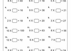 4th Grade Math Resources Education Com Multiplication Worksheets Free Math Worksheets Multiplication