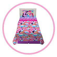 My little pony the stars are out twin bed size flat sheet, fitted sheet, and standard pillowcase.features: Franco Kids Bedding Sheet Set 3 Piece Twin Size Hasbro My Little Pony