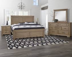 Vaughan bassett maple bedroom furniture. Vaughan Bassett Cool Rustic 2pc Mansion Bedroom Set In Natural