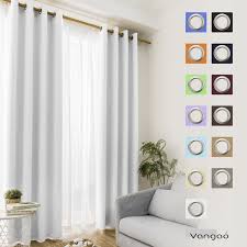 Bedroom Black And White Blackout Curtains Vangao Light Blocking Greyish White Blackout Curtains Darkening Thermal Insulated Home Decorative Curtain Panels White Blackout Curtains Cool Curtains Curtains