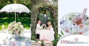 Eine hochzeit in der schmiede am ravelsbach macht nicht nur den erwachsenen, sondern auch den kindern spaß, die im großen garten nach herzenslust herumtoben können. 40 Diy Dekoideen Fur Eine Traumhafte Garten Hochzeit