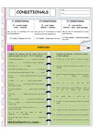 First Second And Third Conditionals Con Imagenes Educacion Ingles Ejercicios Condicionales Ingles Gramatica Inglesa