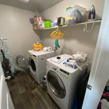 All done with the laundry room! Not our fav, but the functionality is  great! Here is the summary.