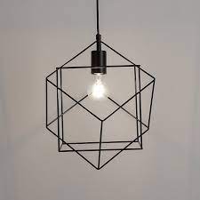 Mavique Matt Black Pendant Ceiling Light Diy At B Q Ceiling Lights Ceiling Pendant Lights Geometric Ceiling Light