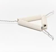 Pipe Stem Clay Triangle, 2 1/2"