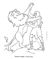 Samson bible story for kids. Coloring Pages Of Samson Coloring Home