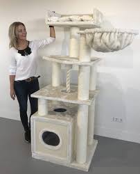 Our cat tree cat furniture comes in a variety of styles, including your choice of custom carpet colors to coordinate your cat's tree to your room's decor. Cat Relax Cat Tree Xxl Beige Creme Lowest Prices Guaranteed Free Delivery