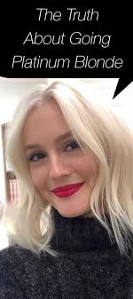 Celebrities Make Going Platinum Blonde Look So Easy But Going And Maintaining Icy Blo Going Platinum Blonde Platinum Blonde Hair Platinum Blonde Hair Color